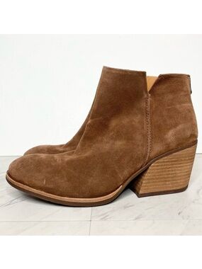 Kork Ease Chandra Brown Suede Heeled Bootie 11M